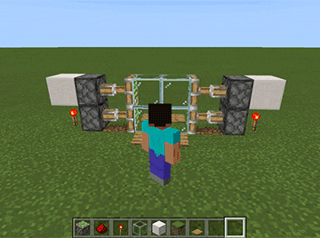 Minecraftで自動ドアをつくろう!